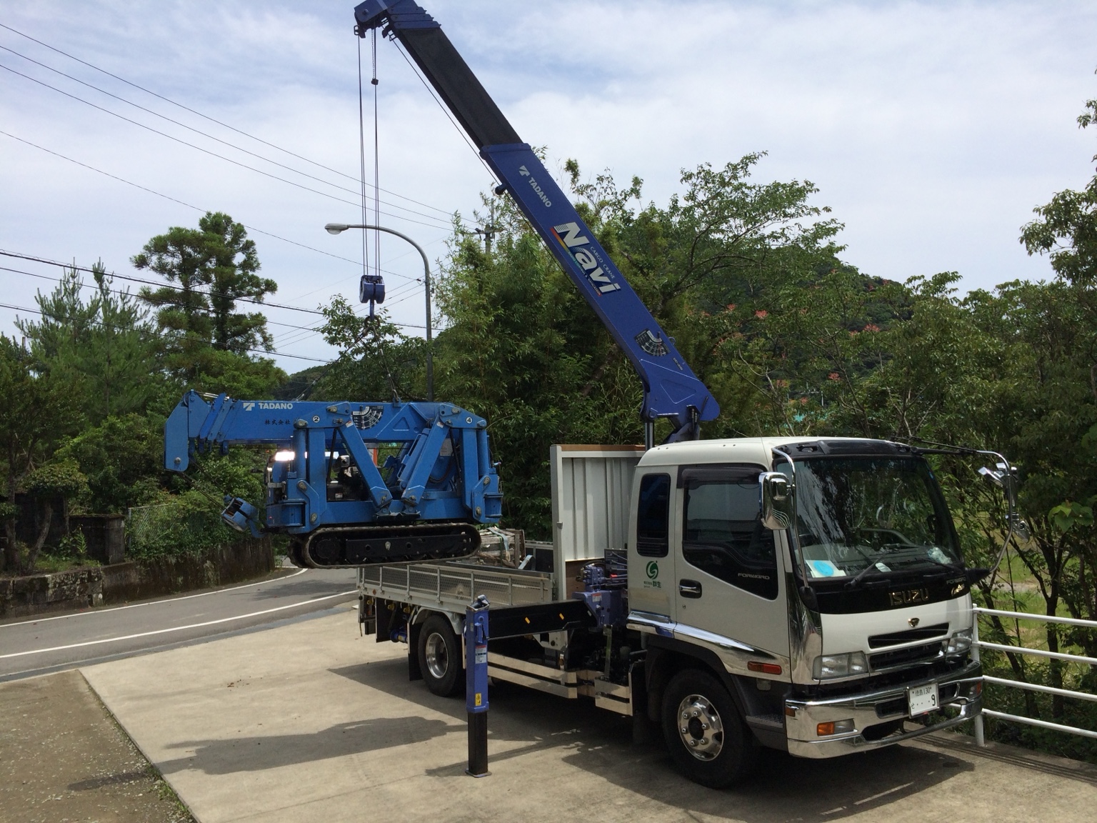 クレーン車